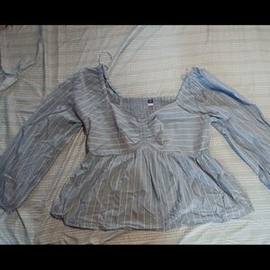 NWOT Old Navy Blue Blouse
